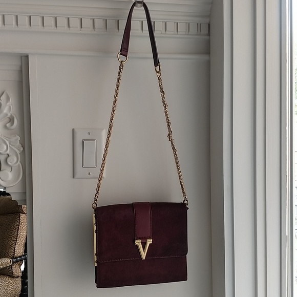 Vince Camuto Burgundy Cowhide shoulder bag - Picture 8 of 8